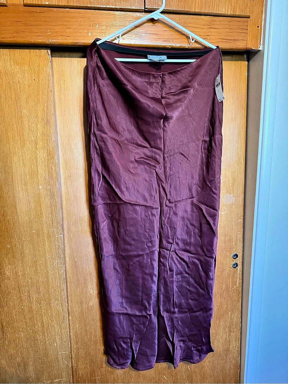 Anthropologie Maxi Skirt in Purple Size Large NWT